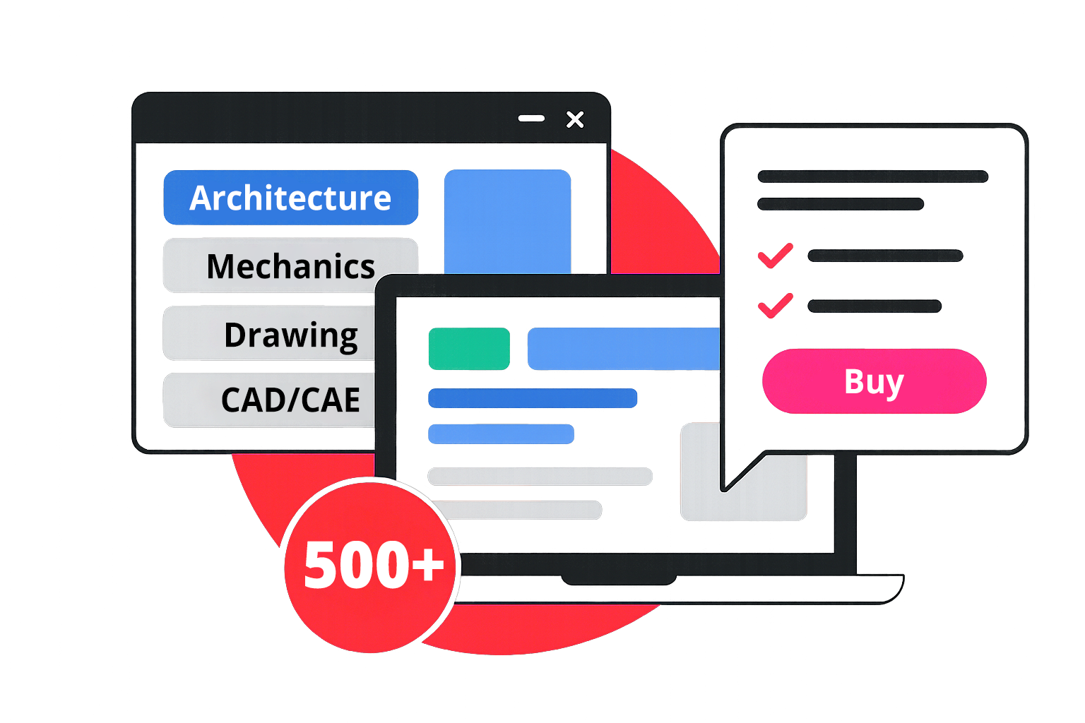 Extensive catalog of ready courses RenderLearn