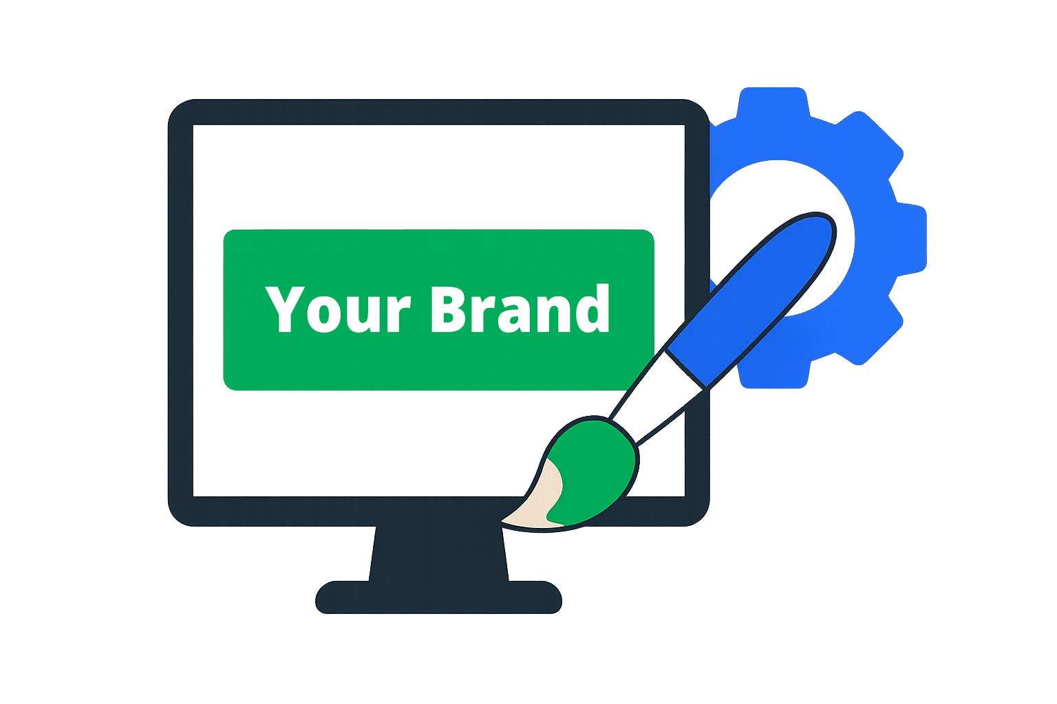 Learning environment with your brand's look